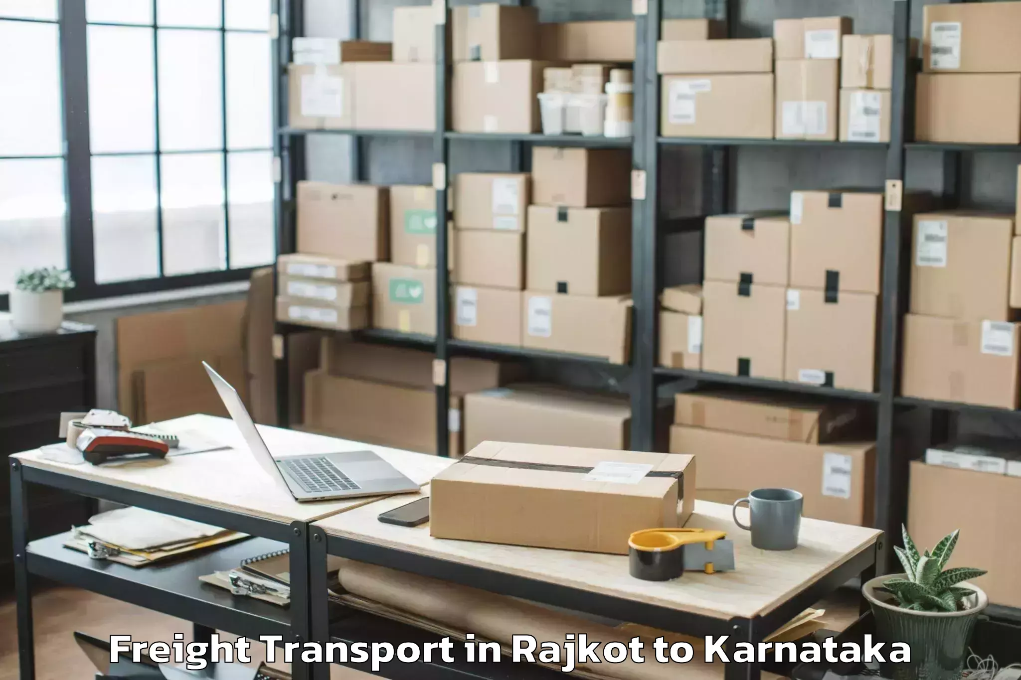 Hassle-Free Rajkot to Munirabad Freight Transport